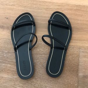 J. Crew black sandals